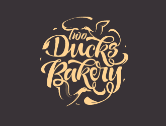Two Ducks Bakery logo design by schiena