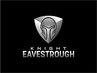 Knight Eavestrough logo design by hole