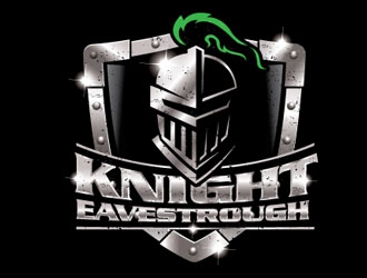 Knight Eavestrough logo design by shere