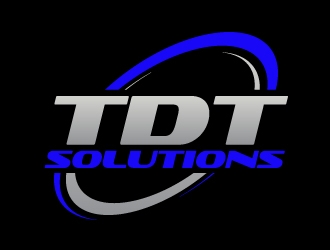 TDT SOLUTIONS logo design by ElonStark