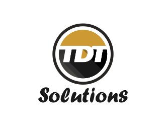 TDT SOLUTIONS logo design by pakderisher