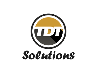 TDT SOLUTIONS logo design by pakderisher