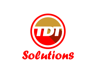 TDT SOLUTIONS logo design by pakderisher