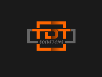 TDT SOLUTIONS logo design by qqdesigns