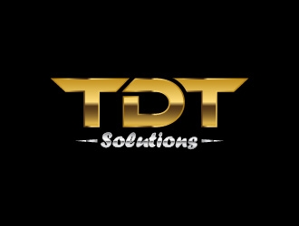 TDT SOLUTIONS logo design by usef44