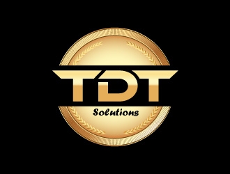 TDT SOLUTIONS logo design by usef44