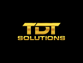 TDT SOLUTIONS logo design by akhi