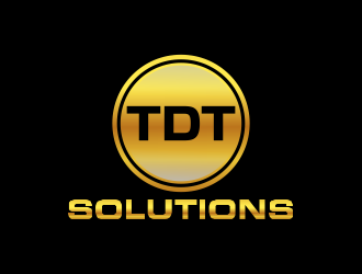 TDT SOLUTIONS logo design by akhi