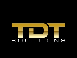 TDT SOLUTIONS logo design by MarkindDesign