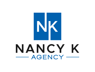 Nancy K Agency logo design by lexipej