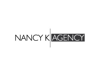 Nancy K Agency logo design by Erasedink