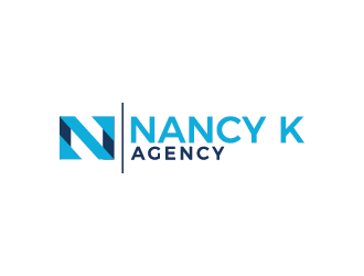 Nancy K Agency logo design by mhala