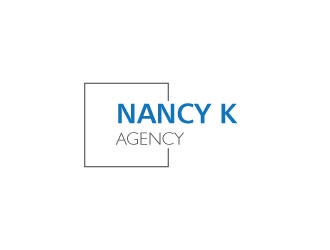 Nancy K Agency logo design by Erasedink