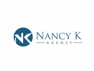 Nancy K Agency logo design by Louseven