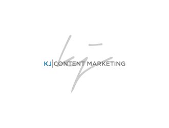 KJ Content Marketing logo design by rief