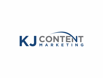 KJ Content Marketing logo design by haidar