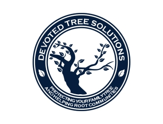 Devoted Tree Solutions logo design by MarkindDesign