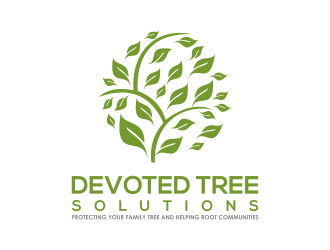 Devoted Tree Solutions logo design by RIANW