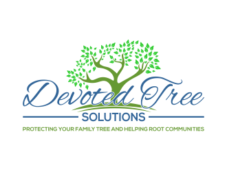 Devoted Tree Solutions logo design by IrvanB