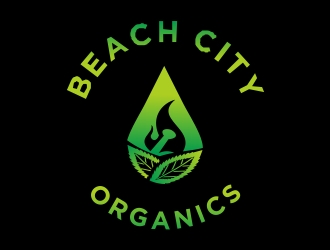 Beach City Organics  logo design by cikiyunn