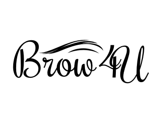 Brow 4U  logo design by rgb1