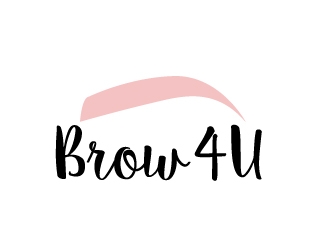 Brow 4U  logo design by ElonStark