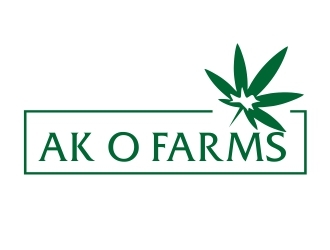 AK O FARMS logo design by ElonStark