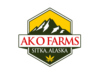 AK O FARMS logo design by kunejo