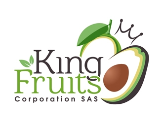 King Fruits Corporation SAS logo design by DreamLogoDesign
