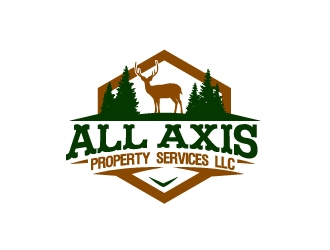 All Axis Property Services LLC logo design by Xeon