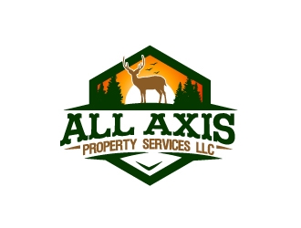 All Axis Property Services LLC logo design by Xeon