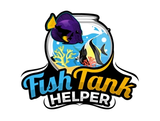 Fish Tank Helper logo design by DreamLogoDesign