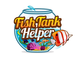 Fish Tank Helper logo design by DreamLogoDesign