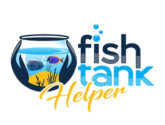 Fish Tank Helper logo design by DreamLogoDesign