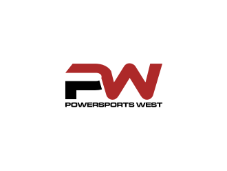 Powersports West logo design by rief