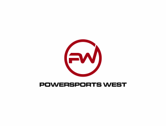 Powersports West logo design by ammad