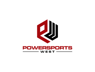 Powersports West logo design by RIANW