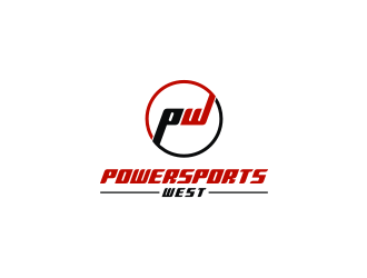 Powersports West logo design by mbamboex