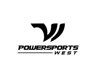 Powersports West logo design by amar_mboiss