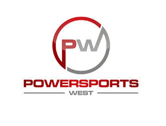 Powersports West logo design by EkoBooM