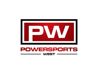 Powersports West logo design by EkoBooM