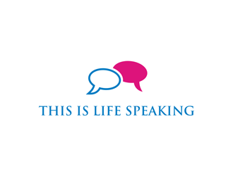 This is Life Speaking logo design by EkoBooM