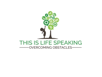 This is Life Speaking logo design by emyjeckson