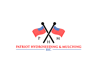 Patriot HydroSeeding & Mulching LLC. logo design by yeve
