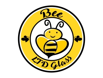 Bee LTD Glass logo design by xteel