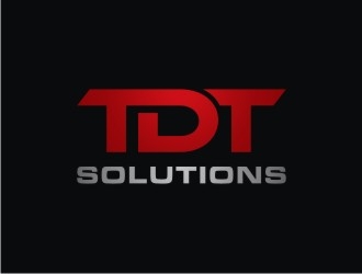 TDT SOLUTIONS logo design by Franky.