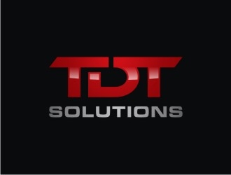 TDT SOLUTIONS logo design by Franky.