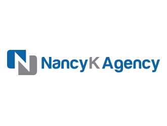Nancy K Agency logo design by fawadyk