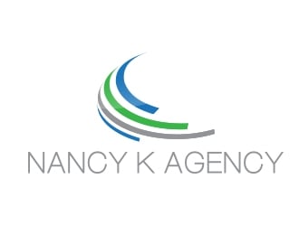 Nancy K Agency logo design by fawadyk