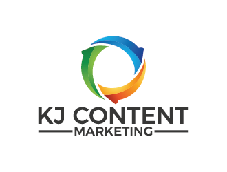 KJ Content Marketing logo design by mhala